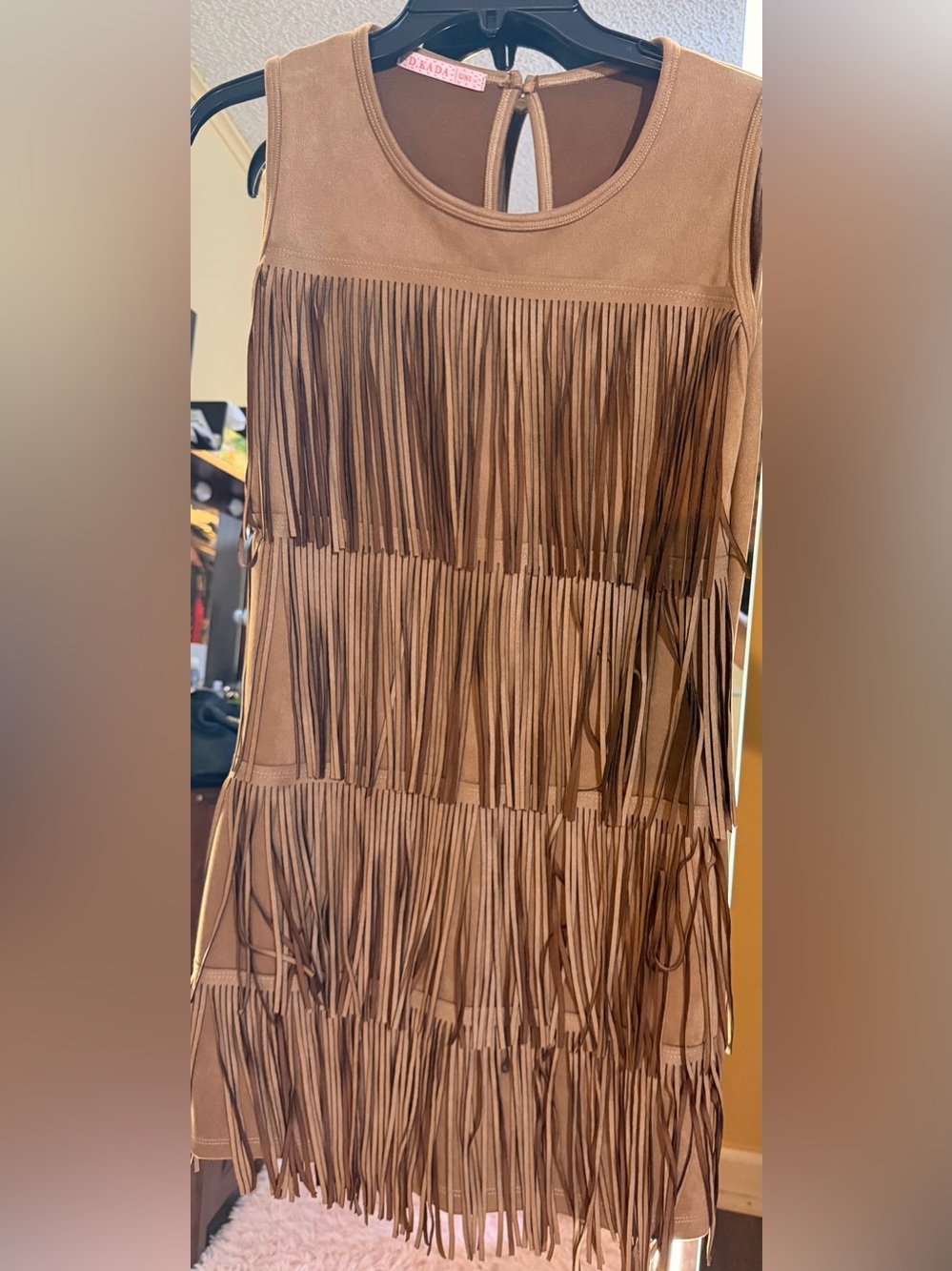 Short brown dress
